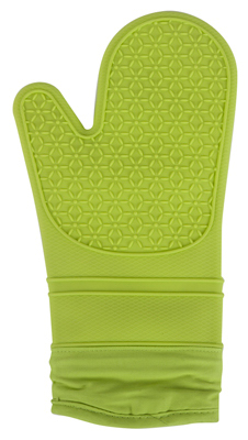 Core Home 12100-TV Oven Mitt, Silicone & Cotton, Lime Green