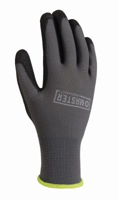 Big Time Products 20042-26 Polyurethane Coated Gloves, Black, Men's L  pack of 3