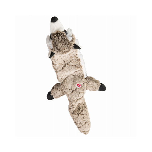 Spot 54186 Skinneeez Extreme Quilted Raccoon Dog Toy, 23-In.