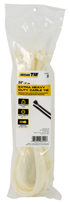 ECM INDUSTRIES LLC CT24-17525 Extra Heavy Duty Cable Tie, 24-In - pack of 25