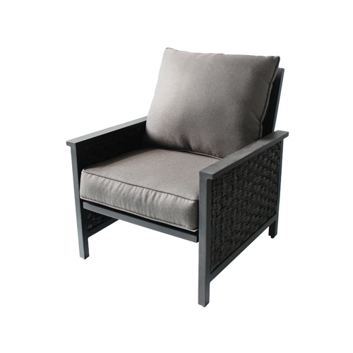 Carrington 2-Pc. Lounge Chair Set, Aluminum/Woven Pair