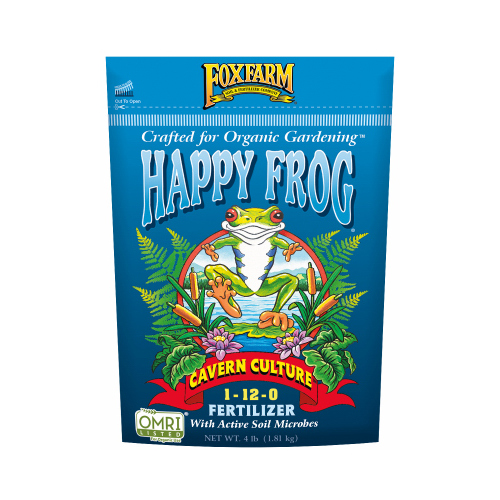 FoxFarm FX14630 Happy Frog Cavern Culture Guano Fertilizer, 1-12-0 Formula, 4-Lbs.