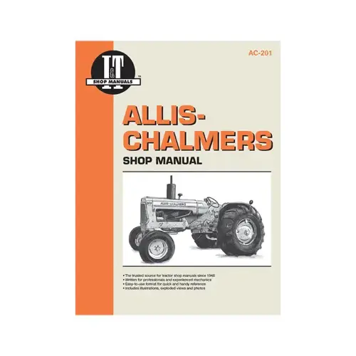 IT Shop Manuals AC-201 Tractor Manual For Allis-Chalmers Diesel