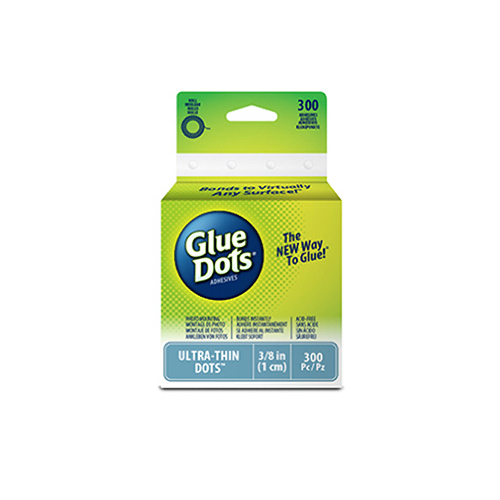 Glue Dots 05029-300 Removable Adhesive, Ultra Thin, 300-Ct. Roll