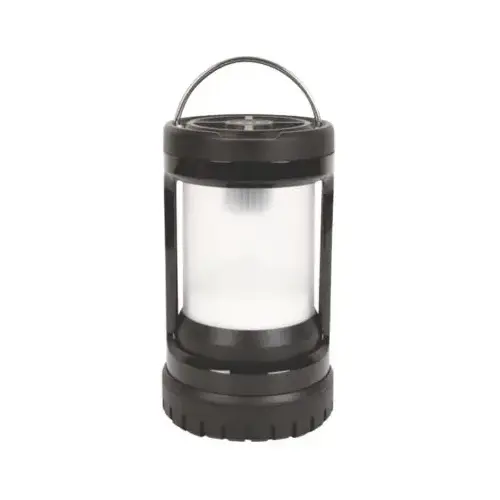 Divide + Push LED Black Battery Lantern