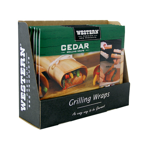Western Premium BBQ 81231 Cedar Grilling Wrap  pack of 8