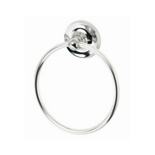 Rounded Towel Ring, Chrome