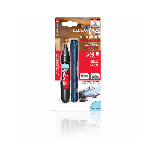 BLUFIXX 3D SYSTEMS DE-10.121.0000 Universal Light Curing Surface Repair Glue Pen Kit, For Plastic, Wood