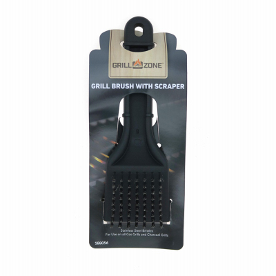 Mr Bar-B-Q 00336TVN Plastic Grill Brush, 8-In.