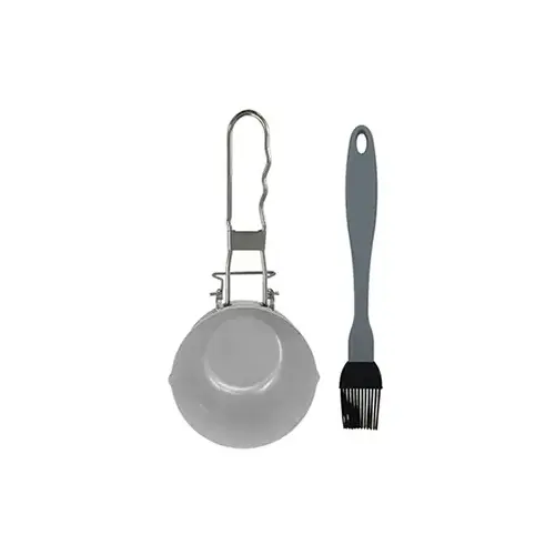 Kickstand Sauce Pot & Silicone Baster