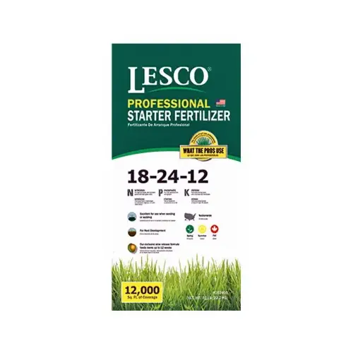 Starter Turf Fertilizer, 18-24-12 Formula, 50-Lbs., 12,000-Sq. Ft.