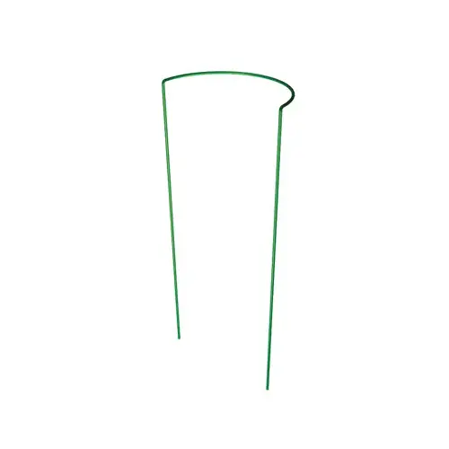 Green Thumb 84107GT Plant Support, Half-Round, Green Steel, 15 x 30-In.