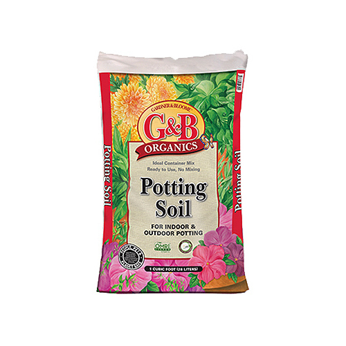 Organic Potting Soil, Indoor & Outdoor, 1-Cu. Ft.