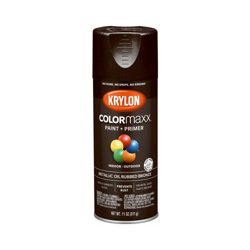 COLORmaxx Spray Paint, 12 oz, Aerosol Can Oil Rubbed Bronze