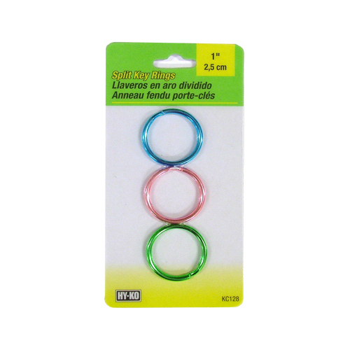 3PC 3In1 Split Key Ring - pack of 5