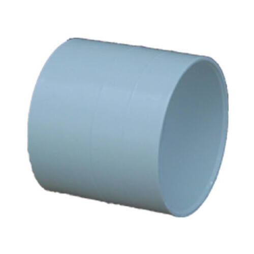 PVC Pipe Sewer Drain Coupling, 6-In.