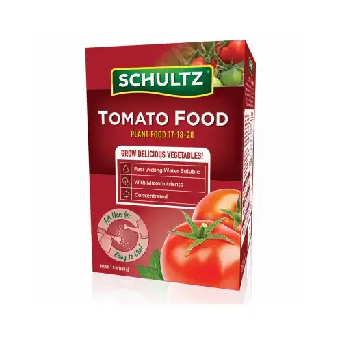 Schultz SPF70370 Vegetable Fertilizer, 1.5 lb, Powder, 17-18-28 N-P-K Ratio