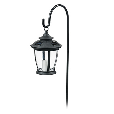 RIMPORTS LLC TV29960BK Solar Candle Lantern, With Hook