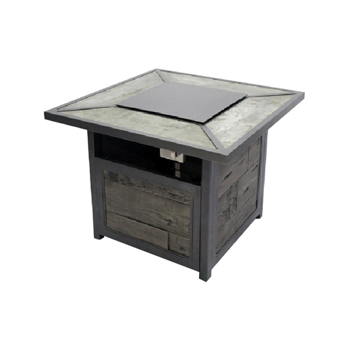 Evanston Gas Firepit, 38-In. Square