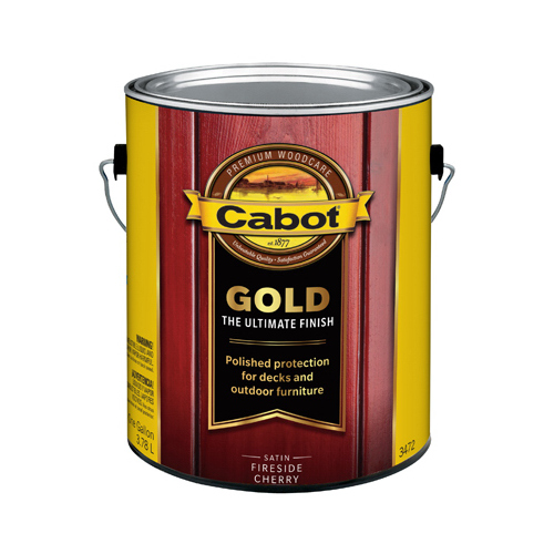 Gold Ultimate Exterior Wood Finish, Fireside Cherry, 1-Gallon