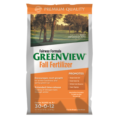 GreenView 2129176 Fairway Formula Fall Fertilizer, Covers 10,000 Sq. Ft., 50-Lbs.