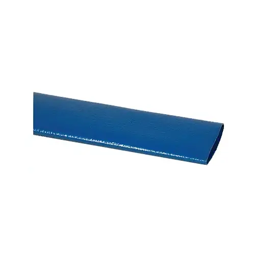 Lay Flat Discharge Hose, Blue PVC, 1.5-In. x 100-Ft.