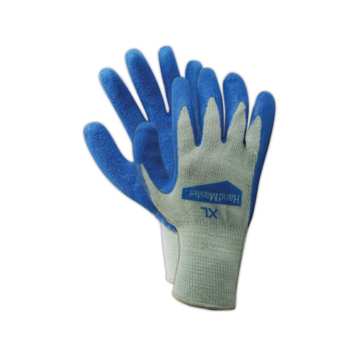 MAGID GLOVE & SAFETY MFG. 306TS Work Gloves, Latex Coated Palm, Blue, Small