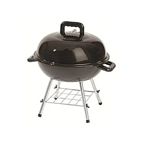 Charcoal Kettle Grill, 151-Sq. In., Black, 14-In.