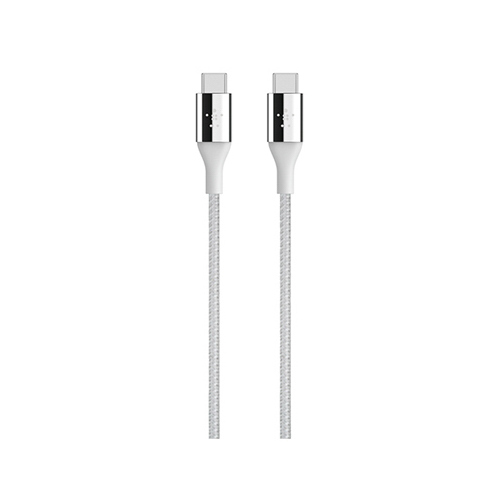 PETRA INDUSTRIES BKNF2CU050BT04 Mixit Duratek USB-C Charger Cable, Silver, 4-Ft.