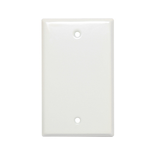 MULBERRY METALS 86151 Steel Wall Plate, Blank, White