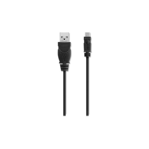 6FT USB A/MICRO B PRO CABLE BLACK, Black by Belkin