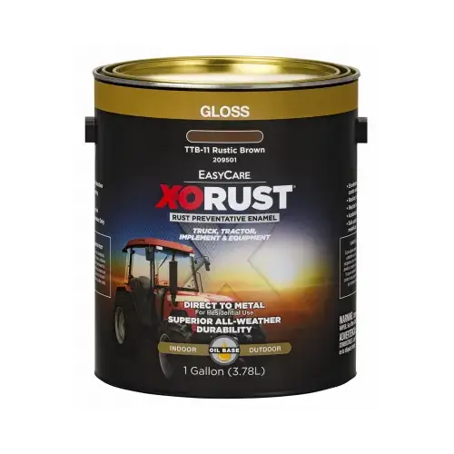 Rust Preventative Paint & Primer, Direct to Metal, Truck, Tractor, Implement & Equipment, Rustic Brown, 1-Gallon - pack of 2
