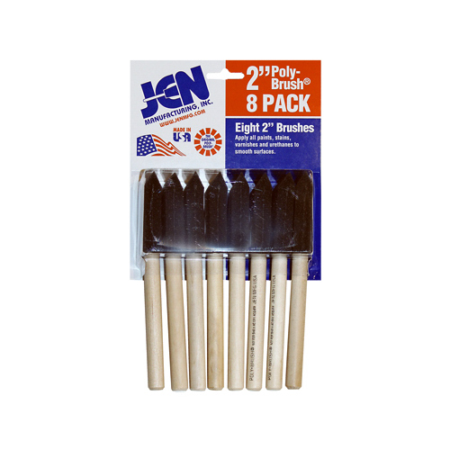 2" Poly Brush  pack of 8