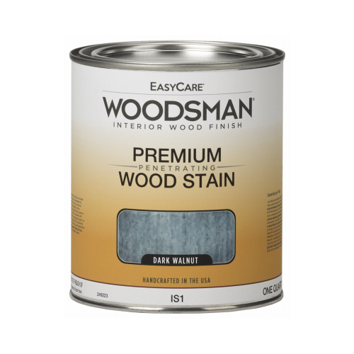 Woodsman Interior Stain, Oil Base, Dark Walnut, Qt.