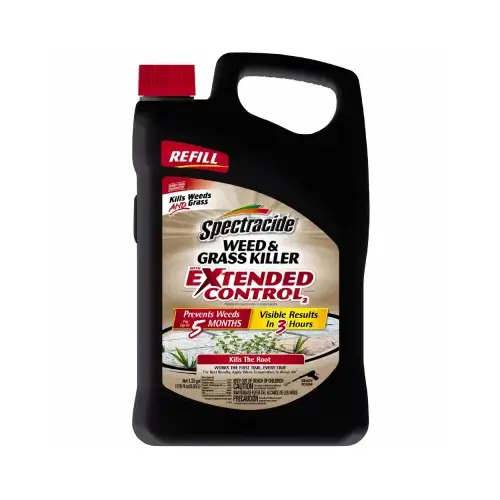 Weed and Grass Killer, Liquid, Amber, 1.33 gal