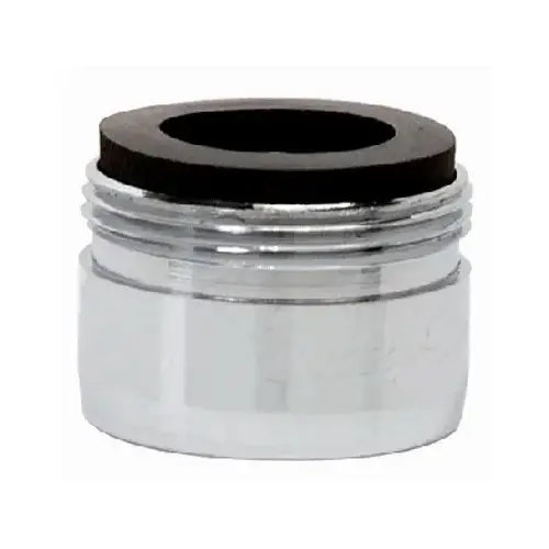 Faucet Aerator, Chrome Plated, 13/16-In. Male Thread