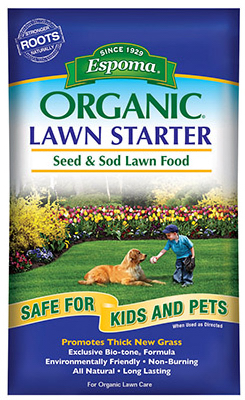 Espoma LS36 Organic Lawn Starter, 3,000-Sq. Ft. Coverage