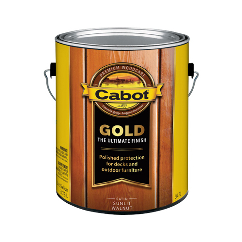 CABOT/VALSPAR CORP 3471-07 Gold Ultimate Wood Finish, Sunlit Walnut, 1-Gallon