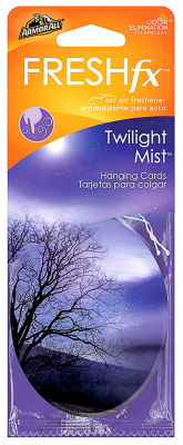 ARMORED AUTOGROUP INC 18522 FRESH fx Car Air Freshener Hanging Card - Twilight Mist Scent, 3 Count