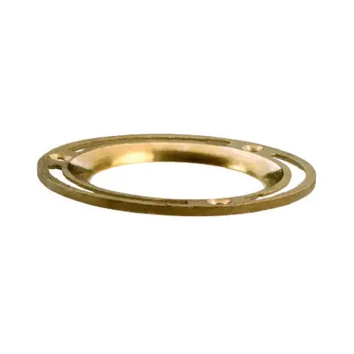 Brass Closet Flange, 4-In. Diameter