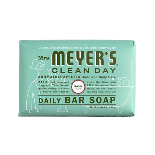 Hand & Bath Soap, Basil, 5.3-oz. Bar