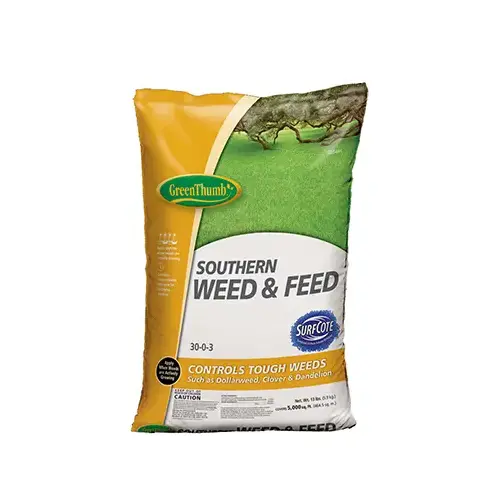 Southern Weed & Feed, 30-0-3 Formula, 5,000-Sq. Ft. Coverage