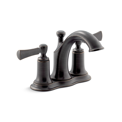 Elliston Lavatory Faucet, With Pop-Up, 2 Handles, Bronze