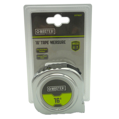 APEX TOOL GROUP-ASIA CUC5019 Chrome Tape Measure, Nylon Coating, 3/4-In. x 16-Ft.