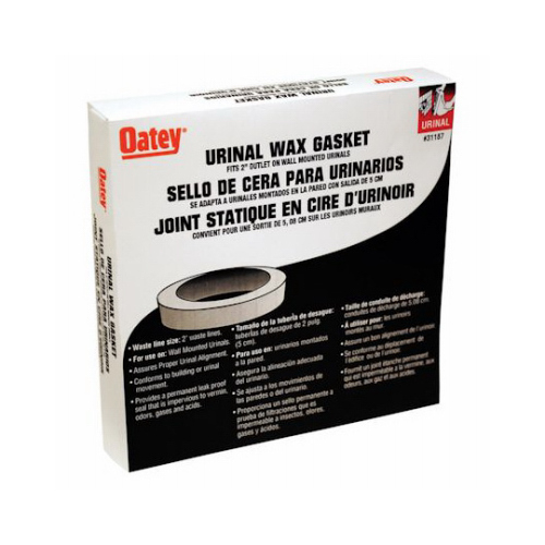 Oatey 31187 Urinal Wax Ring, 1-1/2 to 2-In.