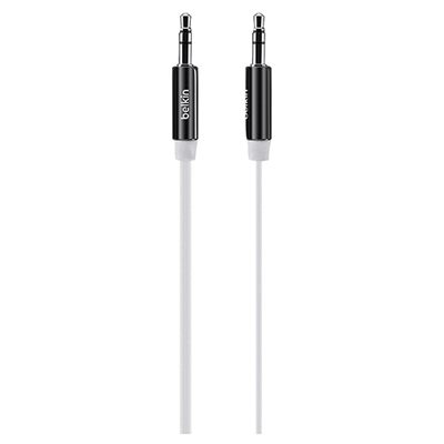 PETRA INDUSTRIES BKN10127TT03W Mixit Auxiliary iPhone Flat Cable, White, 3-Ft.