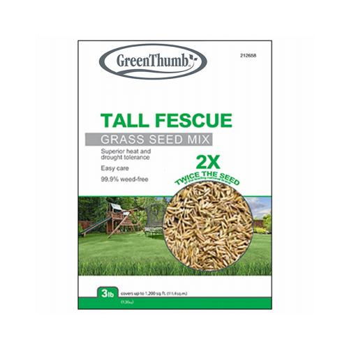 Tall Fescue Grass Seed Mix, 3-Lbs., Covers 750 Sq. Ft.