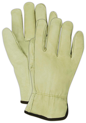 MAGID GLOVE & SAFETY MFG. B6540ETM Cowhide Leather Work Gloves, Medium