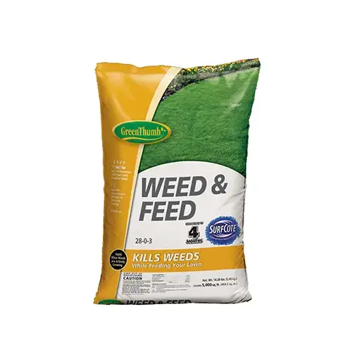Weed & Feed, 28-0-3 Formula, 5,000-Sq. Ft. Coverage