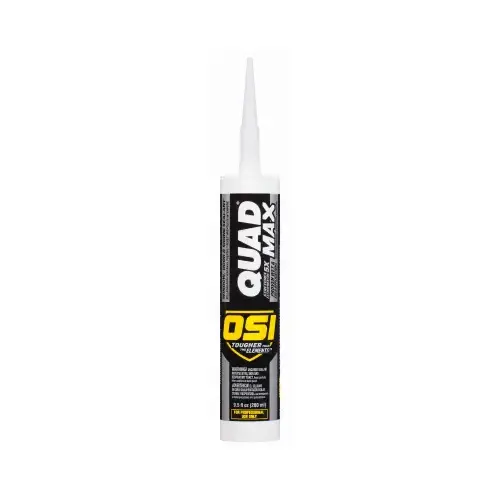 Quad Max Siding & Window Sealant, #004 Arctic White, 9.5-oz.